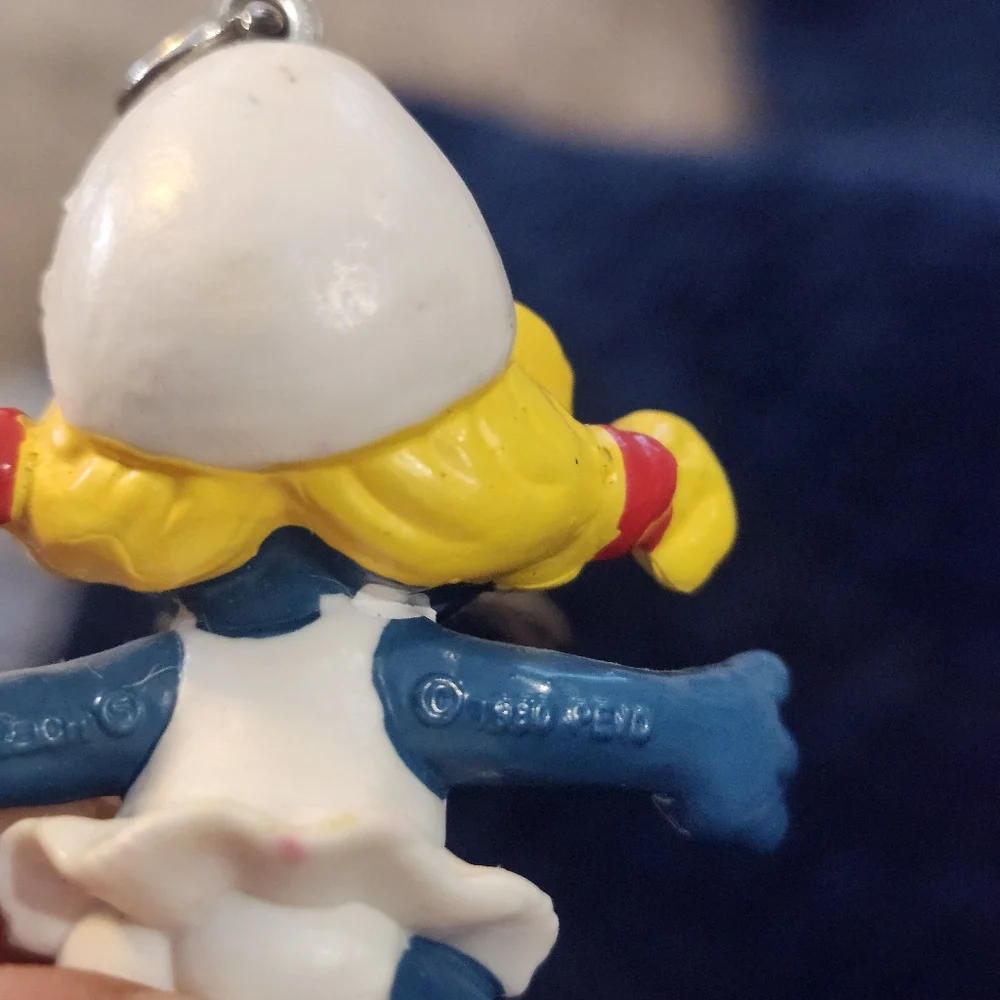 Vintage Smurfs 1970s Keychain Set - 3-Pack